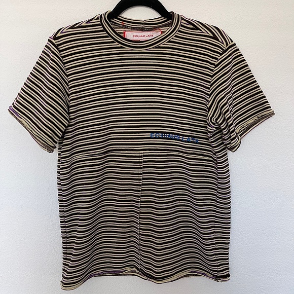 Eckhaus Latta Tops - Eckhaus Latta Velour Shirt